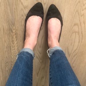 Anthropologie miss Albright Tortola flats black7.5
